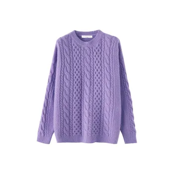Tonlion Sweater Women's Light Purple