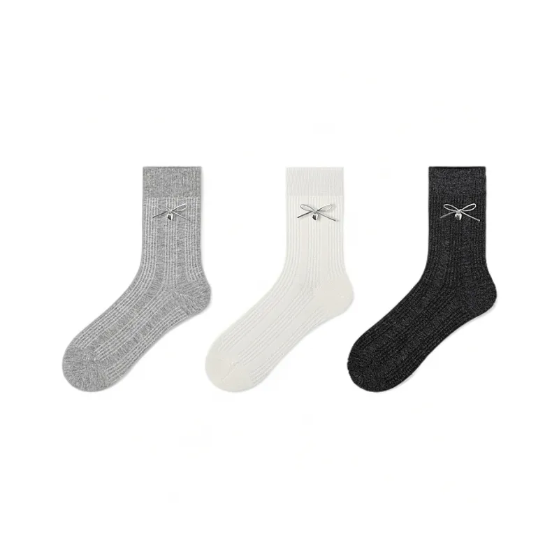 H YXIANG Mid Calf Socks Women's Combo Set-0