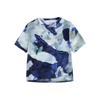 LUYOUYE Regular T Shirt Women's Navy Blue
