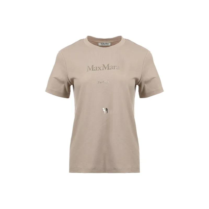 'S MAX MARA Crewneck Short Sleeved T Shirt-0
