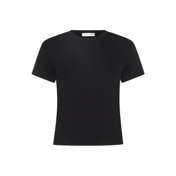 THE ROW SS23 Raglan Sleeve T Shirt Women's Black