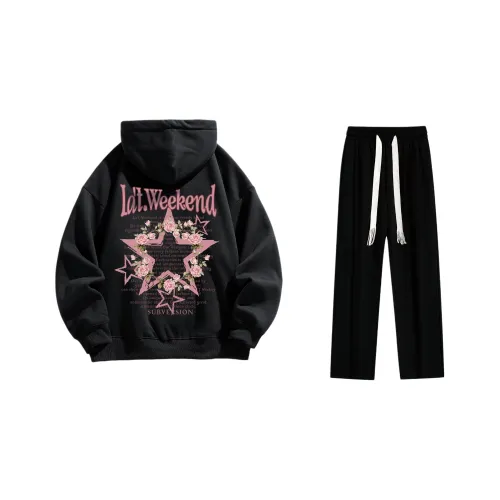 LA'T.WEEKEND Sweatshirt Set Unisex