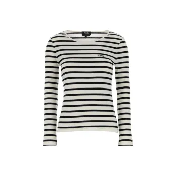 A.P.C Long Sleeved Striped Top