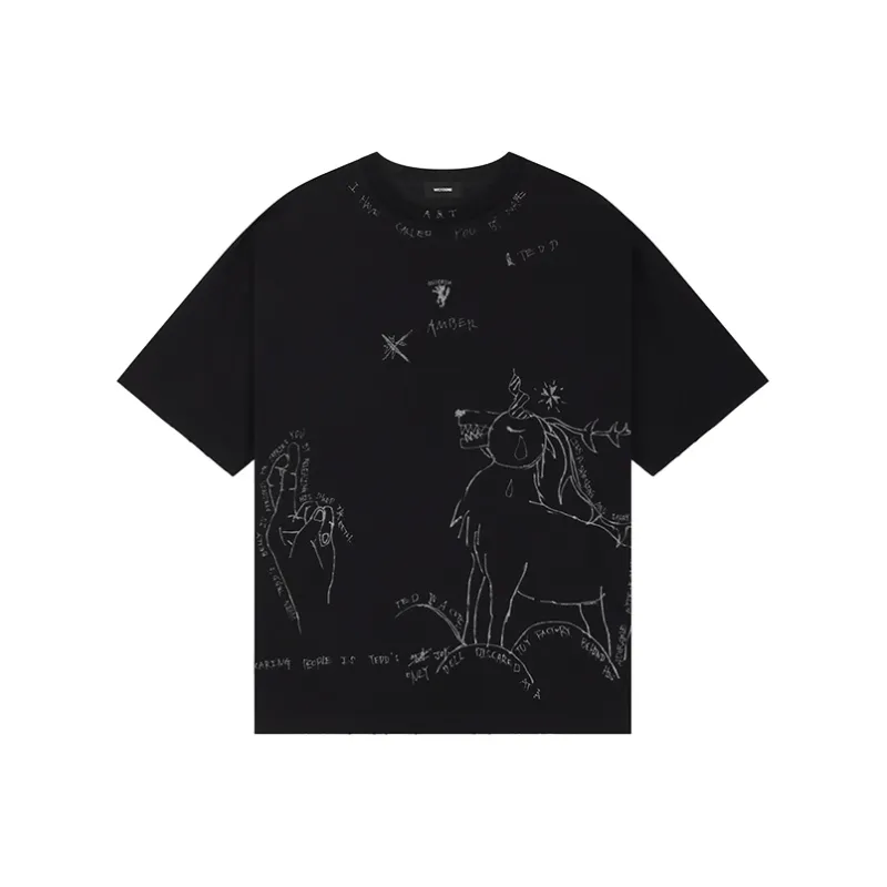 WE11DONE Graphic T shirt-0