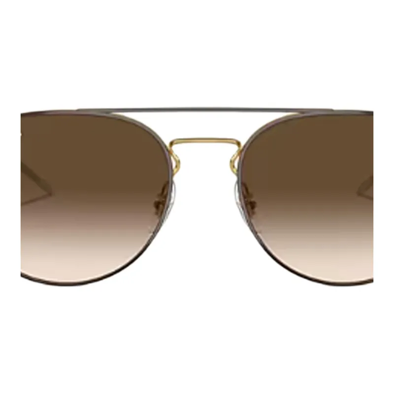 RayBan Metal Round Sunglasses Unisex Gold-2