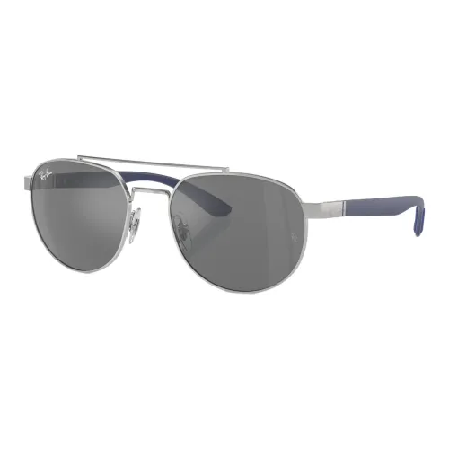 RayBan Metal Aviator Sunglasses Unisex Blue