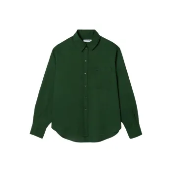 LACOSTE Logo appliqué Button up Shirt