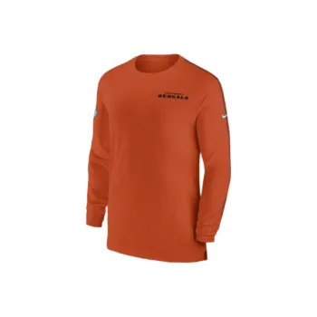 Nike Cincinnati Bengals Sideline Coach Men's Nike Dri FIT Nfl Long Sleeve Top