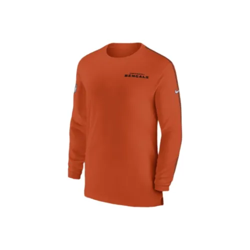 Nike Cincinnati Bengals Sideline Coach Men's Nike Dri FIT Nfl Long Sleeve Top