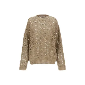 Brunello Cucinelli Sequin Embellished Crewneck Jumper