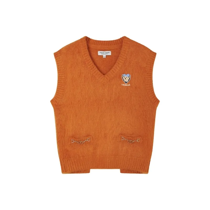 Teenie Weenie Sweaters Women's Orange-0