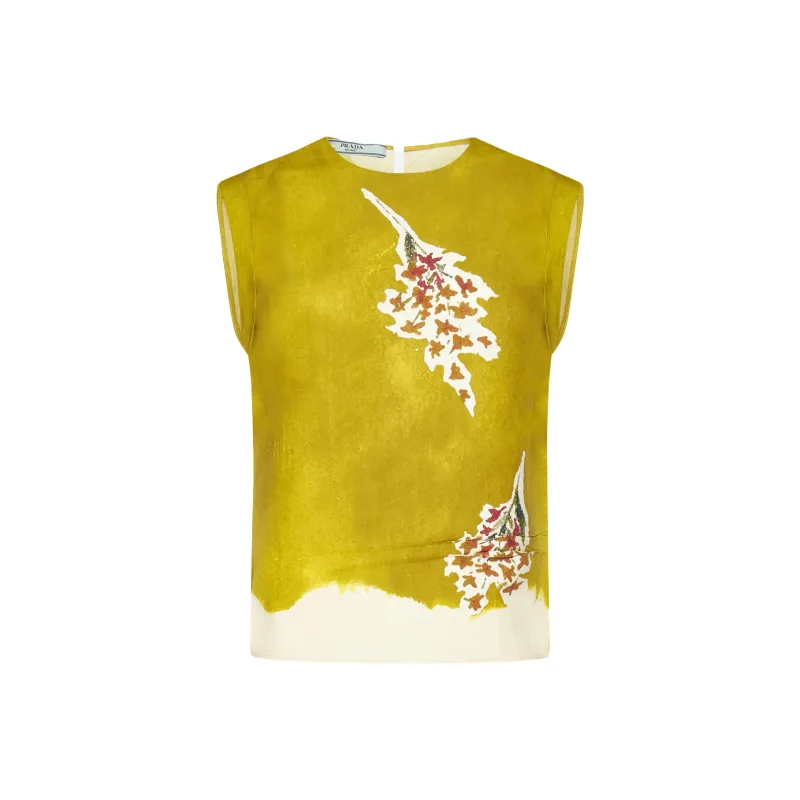 PRADA T Shirts Women's Yellow-0