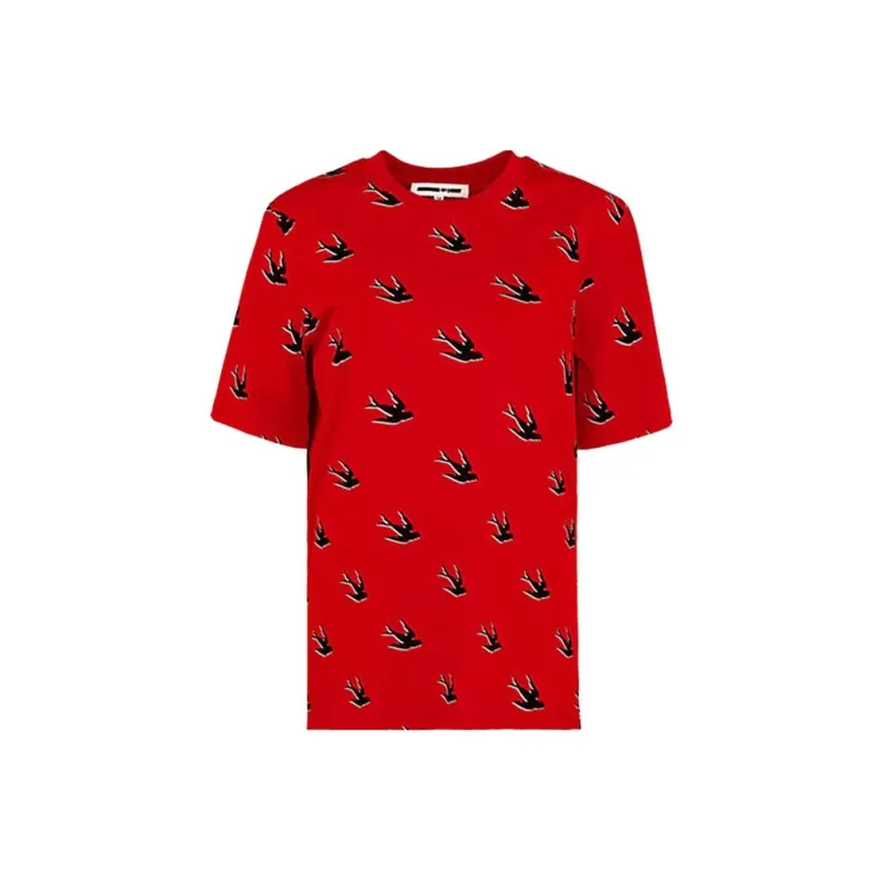 Alexander McQueen SS23 T Shirt Women's Red-0