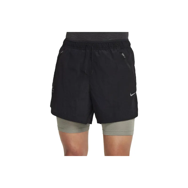 Nike Dri FIT Water Repellent 2 in 1 Running Shorts Casual Shorts Men's Black-0