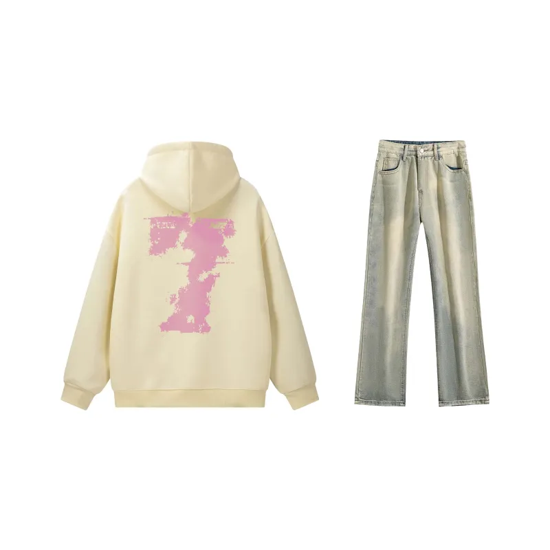 SUNSETMONENT Sweatshirt Set Unisex-30