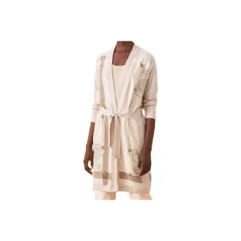HERMES Cashmere Sweater Women's Beige