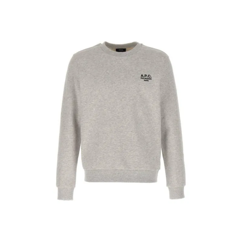 A.P.C Logo Detailed Crewneck Sweatshirt-0