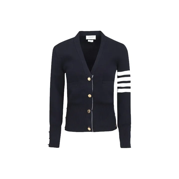 THOM BROWNE 4 Bar Stripe Cardigan-0