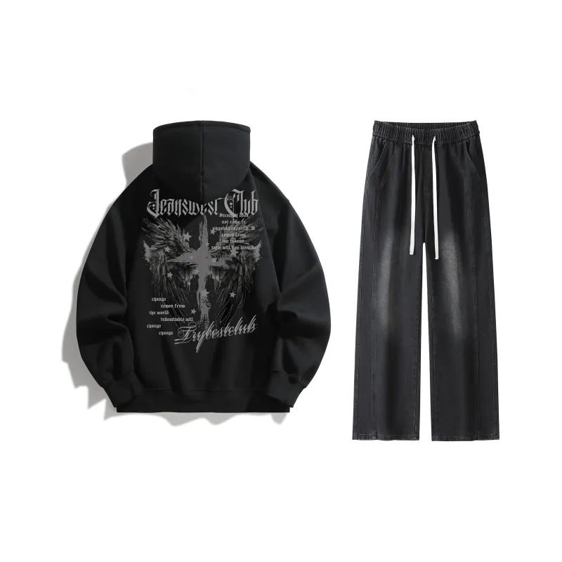 JEANSWEST CLUB Sweatshirt Set Unisex-7