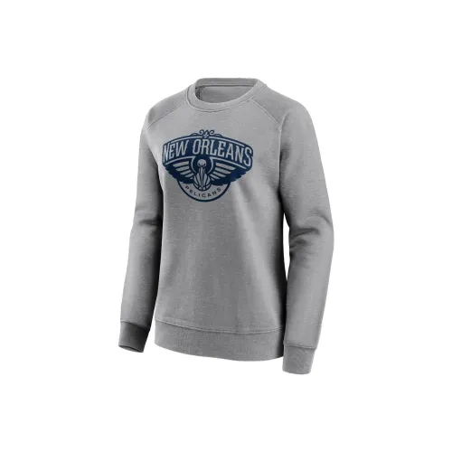 NBA Fanatics New Orleans Pelicans Sweatshirt Women's Gray