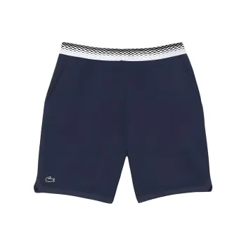 LACOSTE Daniel Medvedev Collaboration Casual Shorts Men Blue