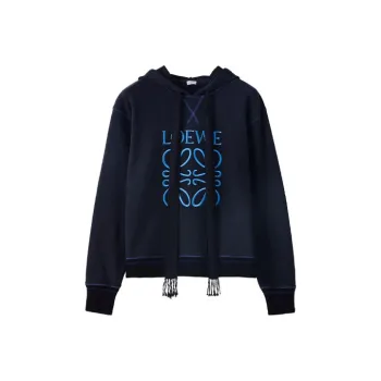 LOEWE Anagram Hoodie 'Navy Blue'