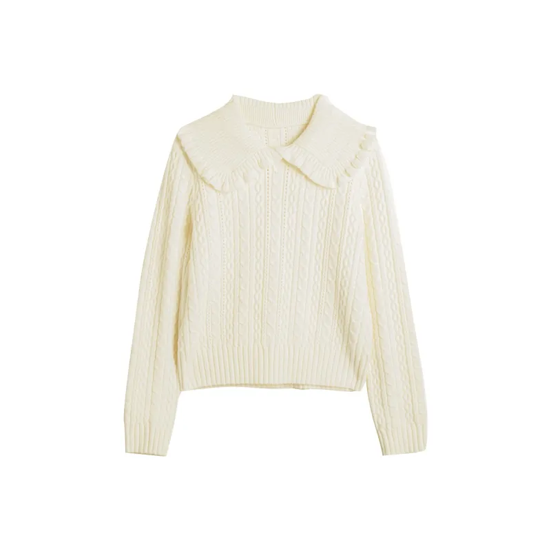 Olrain Sweater Women's Coconut Milk White-0