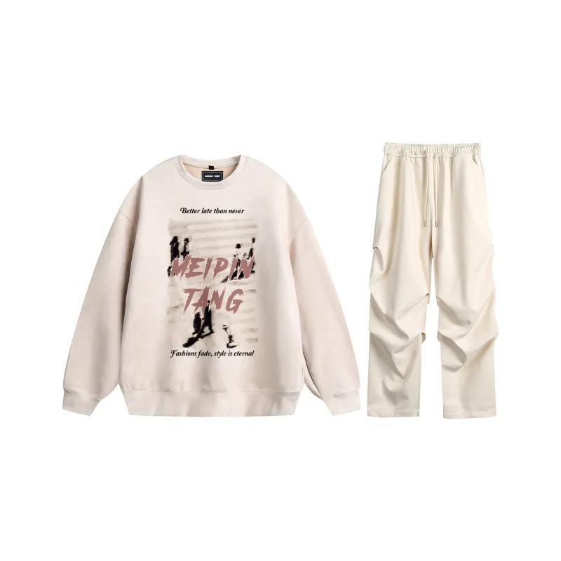 MEIPIN TANG Sweatshirt Set Unisex-37
