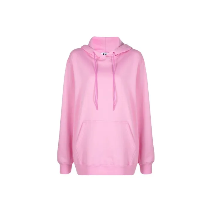 MSGM Drawstring Cotton Hoodie-0