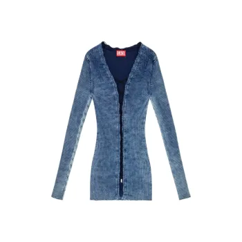 DIESEL M Acerata Lace Up Knit Cardigan
