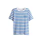 White Blue Stripes