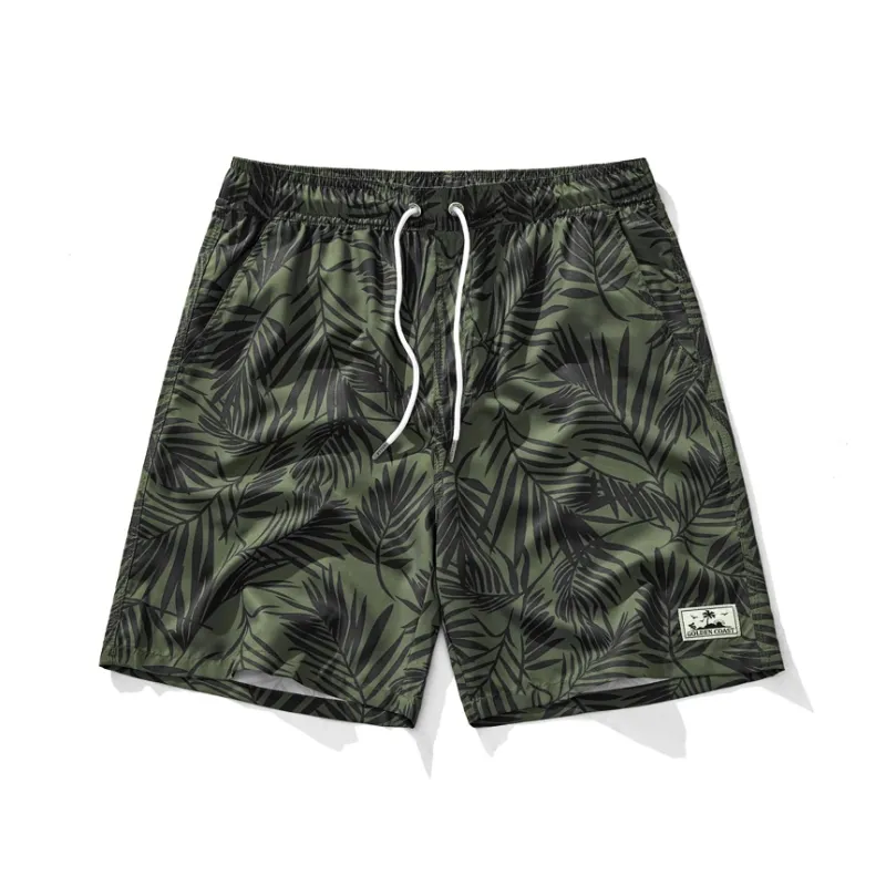 GAILANG Casual Shorts Men's Olive Green-0