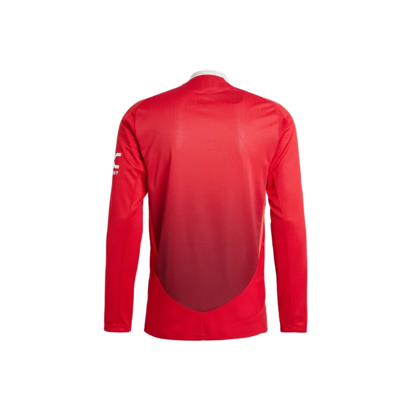 Adidas Free Shipping With AdiClub Manchester United 24/25 Long Sleeve Home Authentic Jersey-6