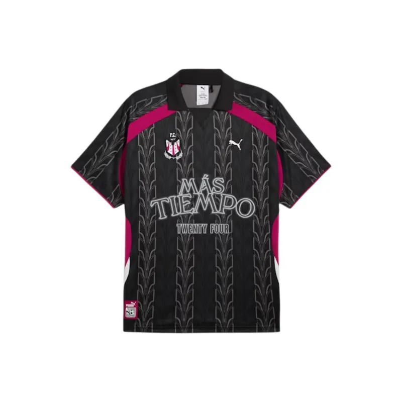 PUMA MÁS TIEMPO TWENTY FOUR Soccer Jersey Men's Black-0
