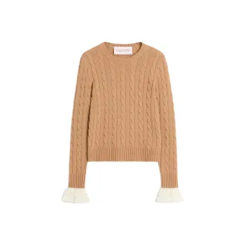 Valentino Sweater Women's Camel