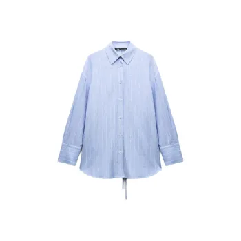 ZARA Trf Shirts Women's Blue