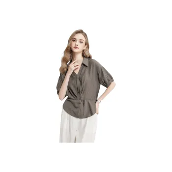 TOUCH Shirt Women's Deep Gray Coffee
