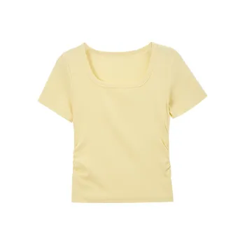 SUSANSAN Set in Sleeve T Shirt Women's
