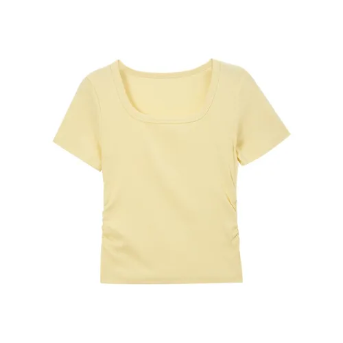 SUSANSAN Set in Sleeve T Shirt Women's