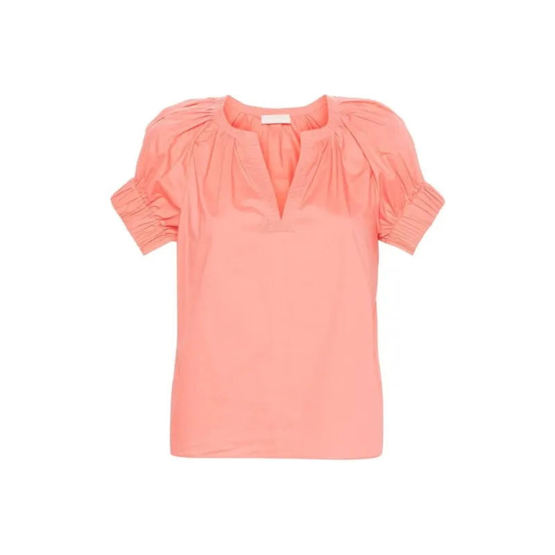 Ulla Johnson Naomi Pleat-detail Blouse-0