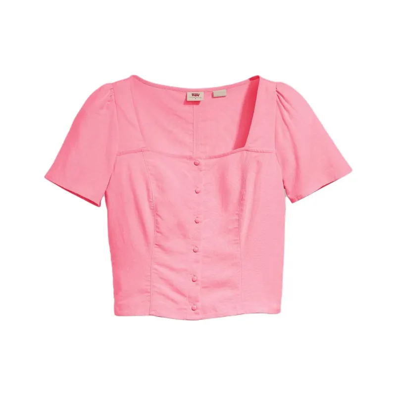 Levis Shirts Women's Coral Red-0