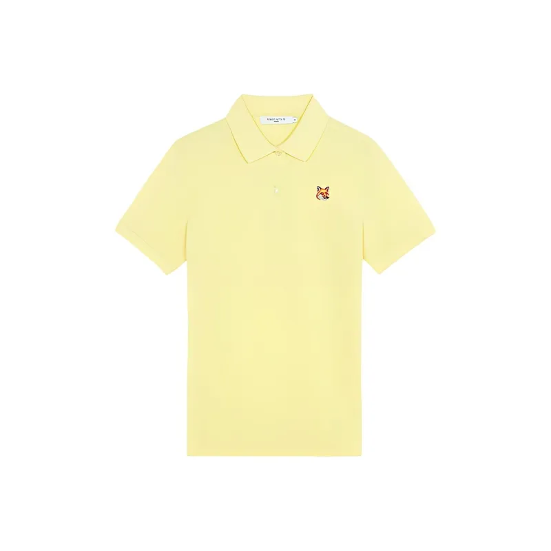 Maison Kitsune Polo Shirts Women's Yellow-0