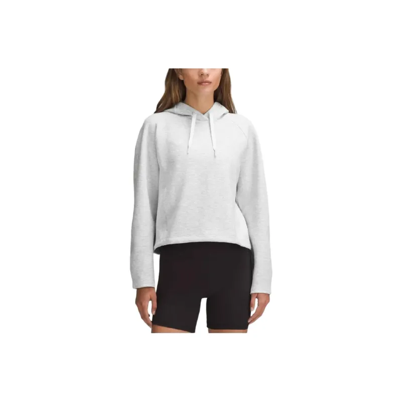 Lululemon Smooth Spacer SS24 Emboss Sweatshirt Women's Light Gray With A Hint Of Mixed Colors-0