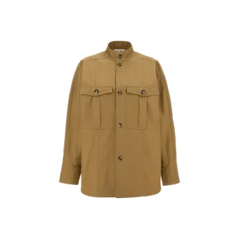 SAINT LAURENT Saharienne Buttoned Long Sleeved Shirt