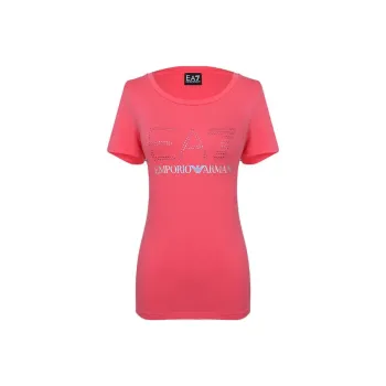 EMPORIO ARMANI EA7 T Shirts Women's Red