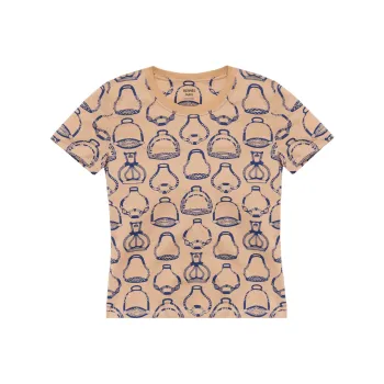 HERMES SS23 Regular T Shirt Women's Albino Beige