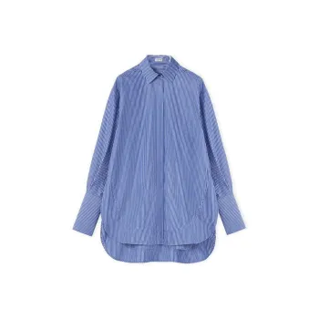 LOEWE Striped Long Shirt 'Blue/White'