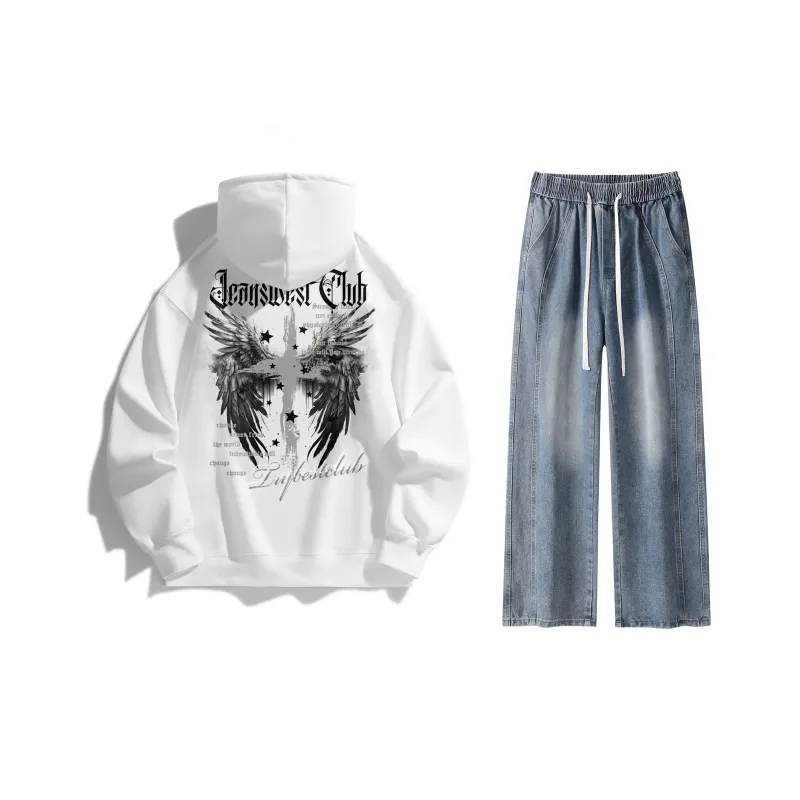JEANSWEST CLUB Sweatshirt Set Unisex-2