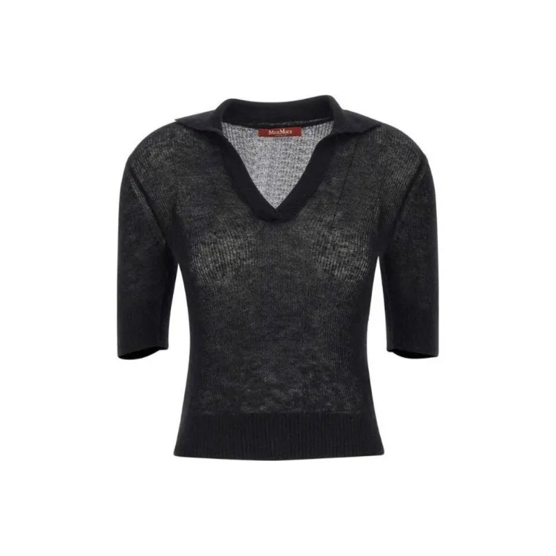 MaxMara V Neck Knitted Jumper-0