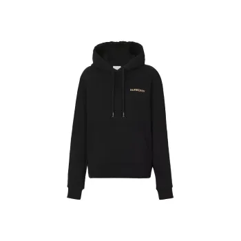 Burberry Deer Graphic Oversized Hoodie